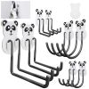 For hanging heavy 42 pounds (Max.) 8 small size hooks