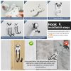 For hanging heavy 42 pounds (Max.) 8 small size hooks